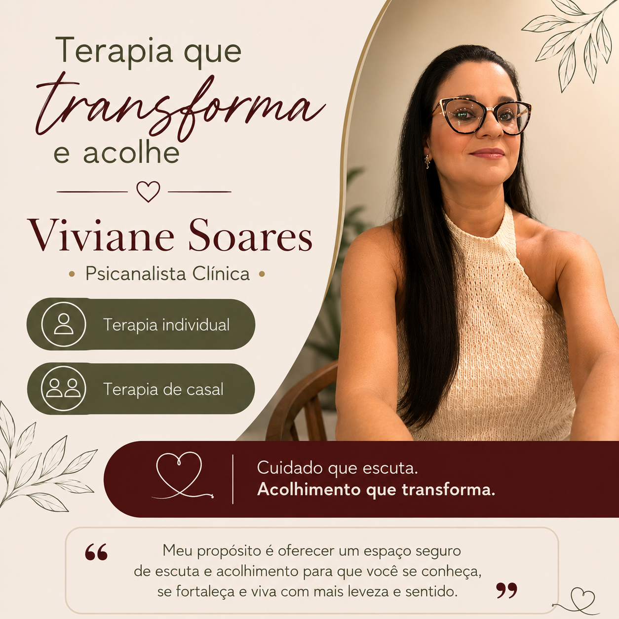 Psicanalista Viviane Soares